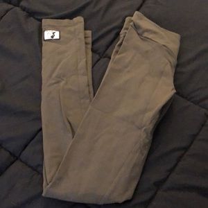 Celestial Bodiez army green scrunch butt leggings